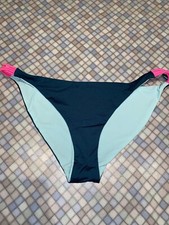 Basta Surf Zunzal Reversible Green/blue Bikini Bottom Size L BNWT