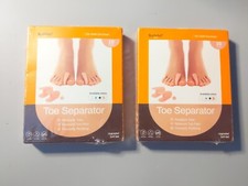 New/Sealed Lot Of 2 Gel Toe Separators, 10 Pieces Each Box Free Ship