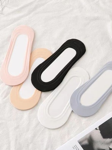 Womens Ladies Footsies Shoe Liners Invisible Socks Anti-Slip Sheer One Siz + - Picture 20 of 26