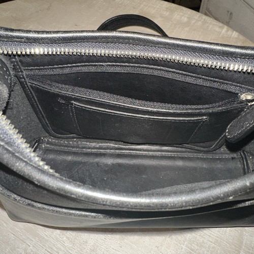 Vintage Coach Crossbody Legacy Black Leather Shoulder Hobo Purse Bag #G3Z-9136 - Picture 8 of 9