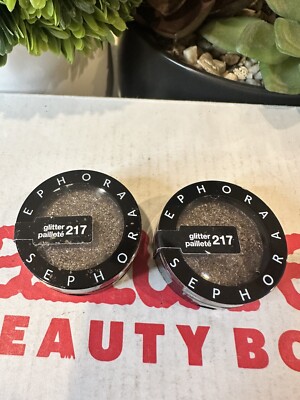 2 New Sephora Colorful Eyeshadow Sequin Effect- 217 CHOCOLATE CHIP.  0.035 oz