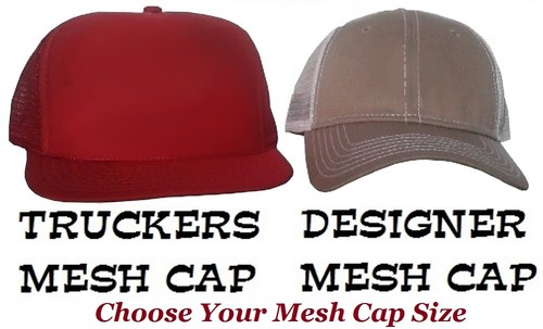 3Pk. Truckers Mesh Caps Crown Insert 