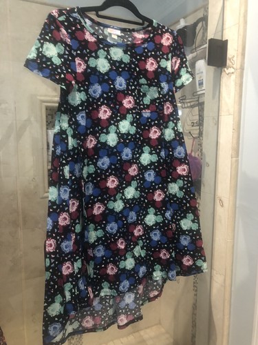 Disney LuLaRoe LLR Carly Dress XXS Pink 