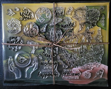 HERO ARTS My Monthly Hero Kit December 2019 Stamp Dies Only World Peace Fantasy