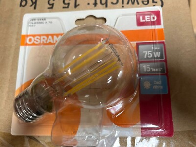OSRAM LED Superstar Classic A 75 Lampe 8W E27 4000K Cool White 1055lm