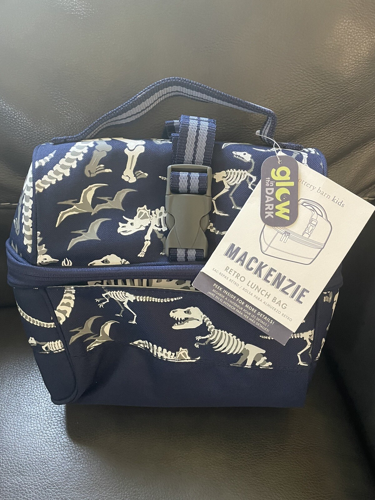 PONY Zaino dinosauro Disney scuola ragazzo ceramica fienile viaggio + lunch box Jurassic.