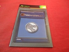 Mechassault Xbox Instruction Manual Booklet ONLY