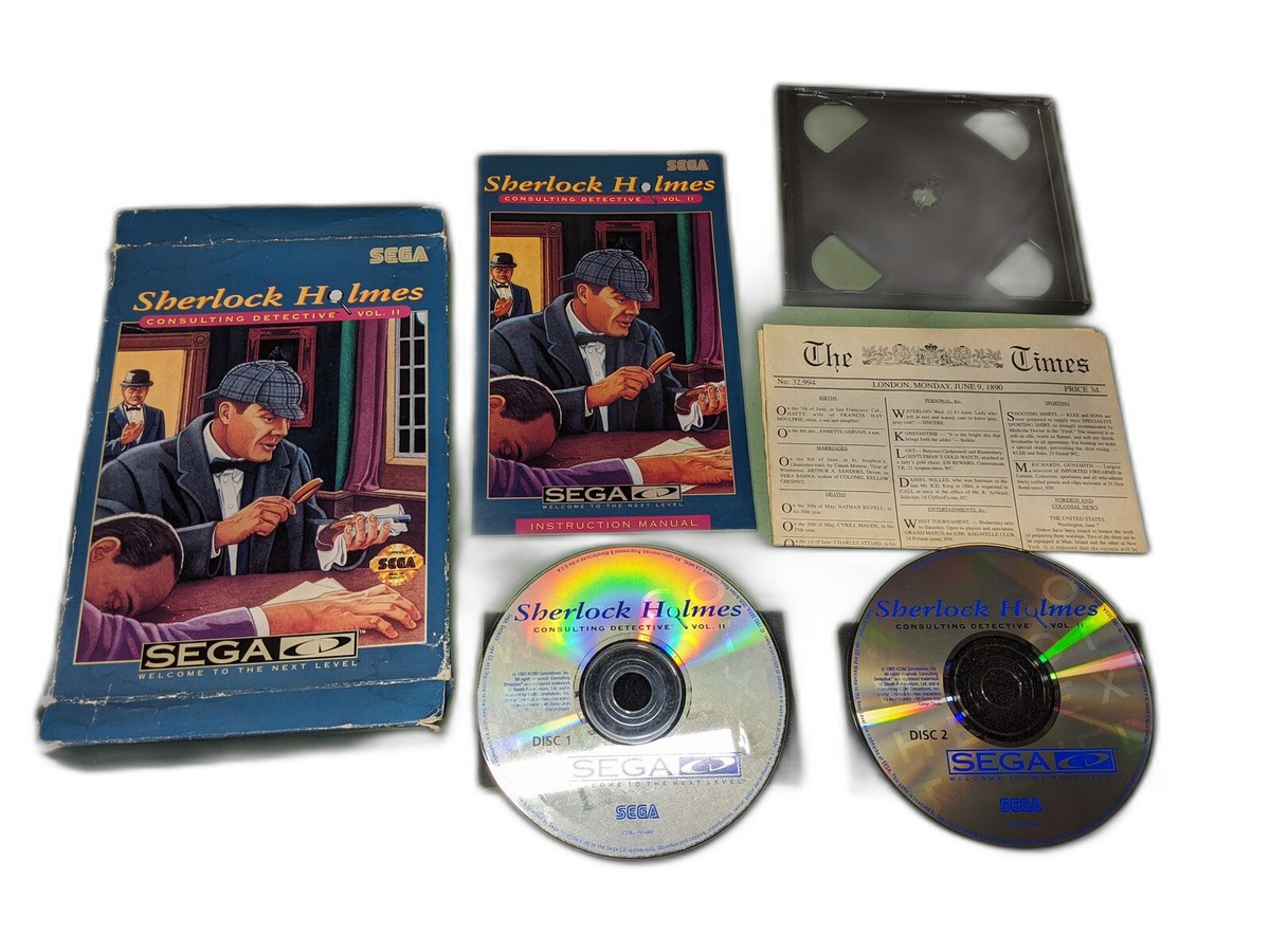 Sherlock Holmes Volume II SEGA CD