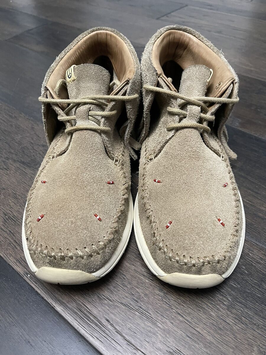 Visvim Fbt Shaman Folk Lt. Brown Japanese Hand-made Moccasin Visvim Fbt Shaman Folk Lt. Brown Japanese Hand-made Moccasin
