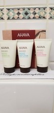 Ahava Naturally Refreshing Trio Set TRAVEL SIZE Hand Cream -Body Lotion -Shower
