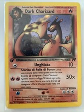Carte Pokemon  4/82 Dark Charizard Holo PRIMA EDIZIONE 1ed ITA Team Rocket