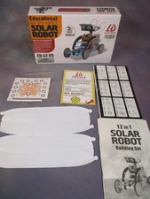 Lucky Doug 12-in1 STEM Solar Robot Kit Toys Gifts for Kids 8 Years INCOMPLETE