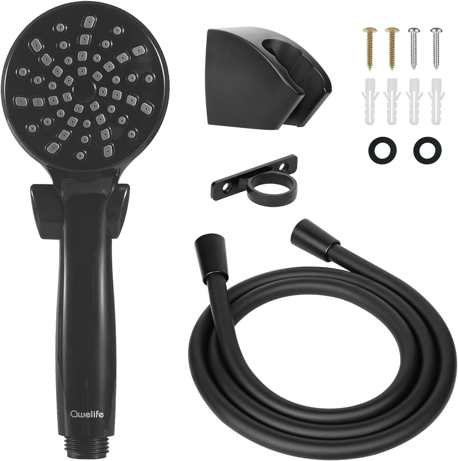 RV Shower Head with Hose and on off Switch Trickle Water Saving High Pressure Sh