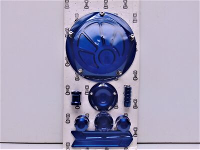 Rooke Customs Harley-Davidson Dress Up Kit for Touring Models Blue R-BK04-8