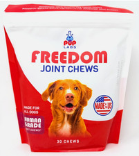 Freedom Joint Chews for Dogs 30ct Hip Joint Support Mobility Soft Chews