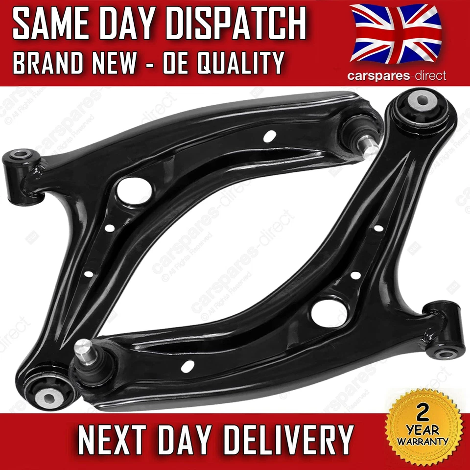 FORD FIESTA MK7 2008-2017 FRONT LOWER SUSPENSION WISHBONES CONTROL ARMS PAIR X2 - Image 4 of 4