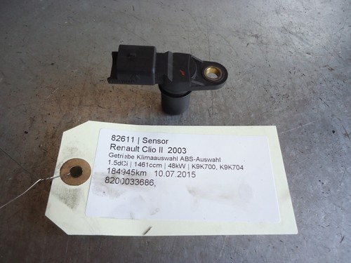 Renault Clio II Sensor 8200033686 1.5dCi 48kW K9K700. K9K704 82611