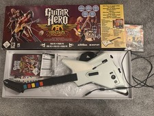Guitar Hero Aerosmith / 3 Legends Of Rock Controller cablato e giochi PC IN SCATOLA RARO
