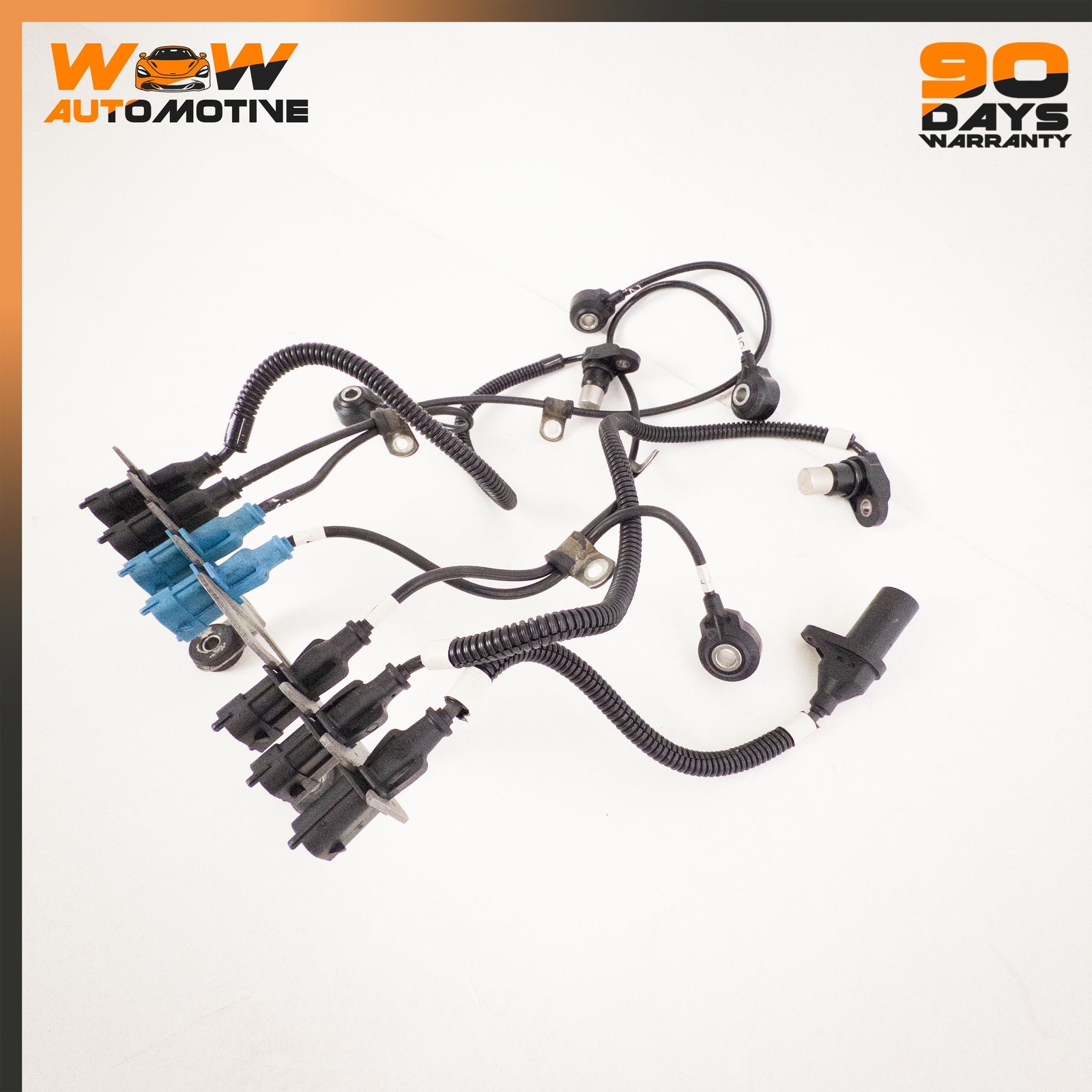 08-19 MASERATI GRANTURISMO QUATTROPORTE KNOCK SENSOR COMPLETE BRACKET SET OEM  