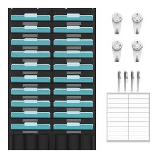 20 Pockets Hanging Wall File Organize Mail Organiser Storage Rack Space Saving