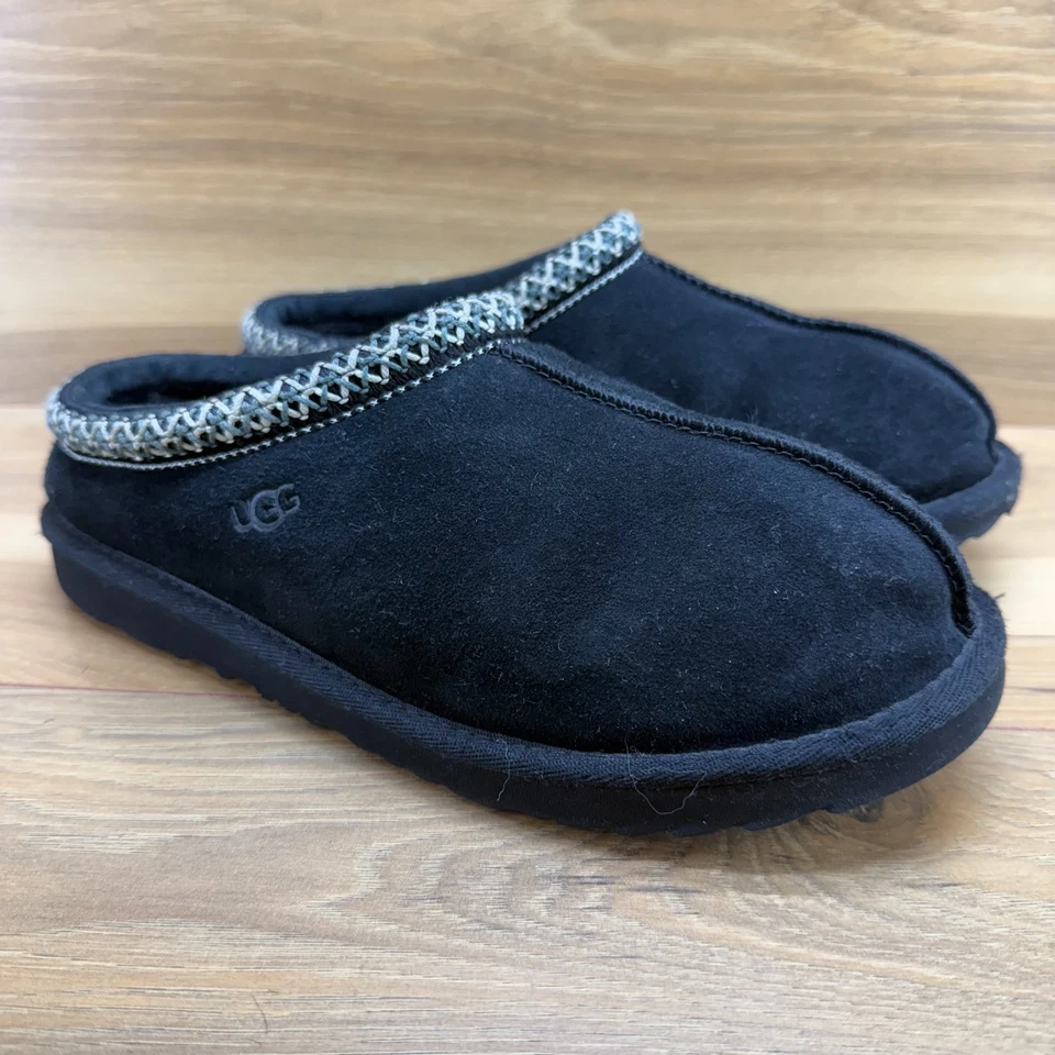 Zapatillas de gamuza negras UGG Tasman jóvenes grandes niños 6 Foto 2 de 4