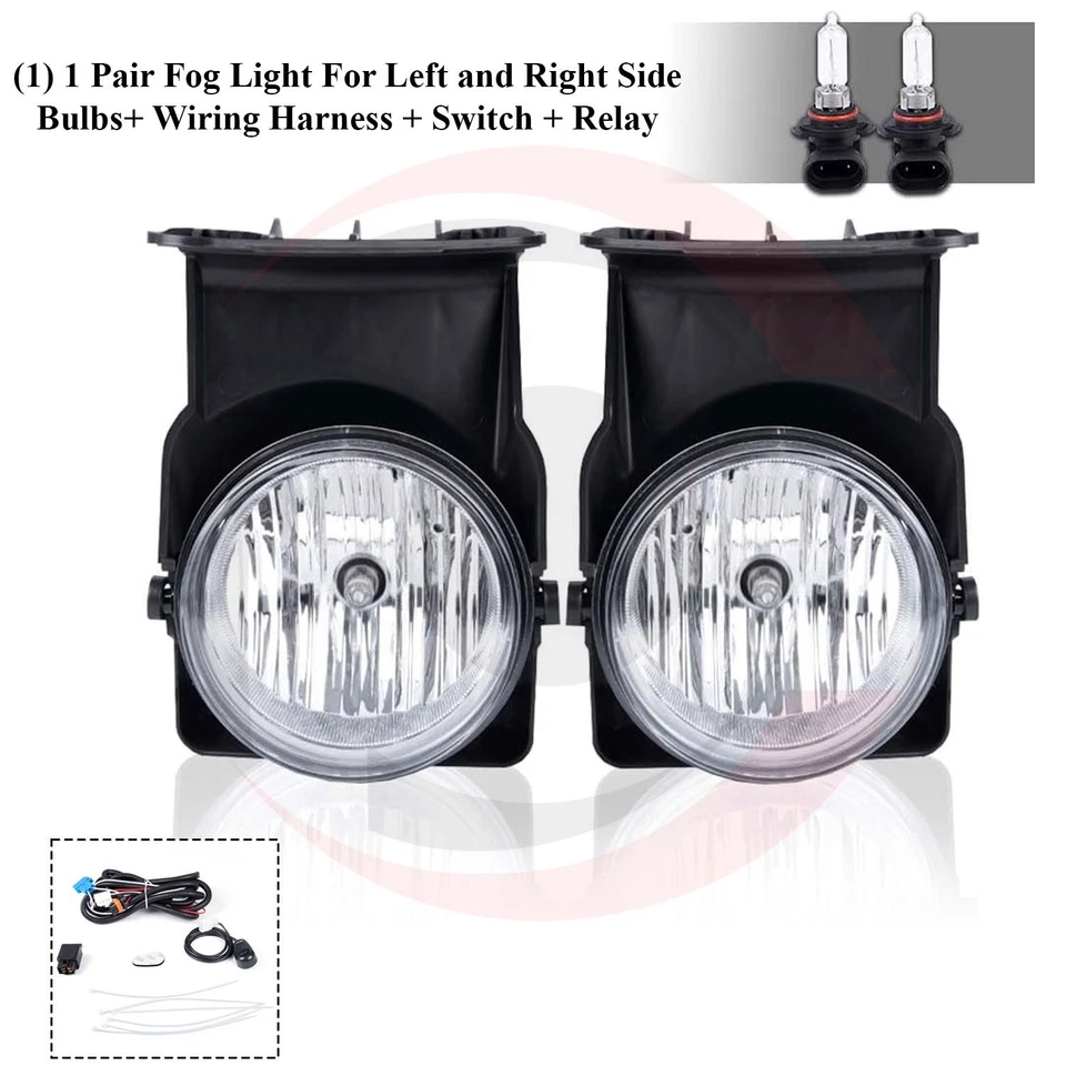 前保险杠套件底漆钢和雾灯适用于 2003 - 2007 GMC Sierra 1500 - 3500 — 第 4/4 张图片