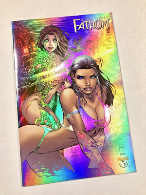 Fathom #12 Michael Turner Wraparound Holofoil Top Cow Image 2000 Unread HI-GRADE