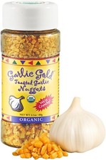 Toasted Nuggets, Crunchy Roasted Garlic Seasoning, USDA Certified Organic Salad