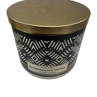 White Barn Butterscotch Toffee 3-Wick Candle Bath & Body Works 14.5 oz