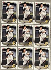 Lot (9) 2025 Bowman Draft Seth Hernandez 1st Paper Prospects BD-25 Rookie RC