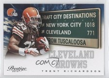 2012 Playoff Prestige Draft City Destinations Trent Richardson #11 1md
