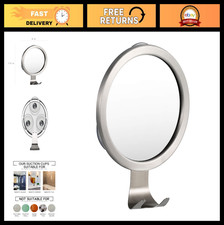 Fogless Shower Mirror for Shaving - Suction Razor Holder, Anti-Fog Design, Easy