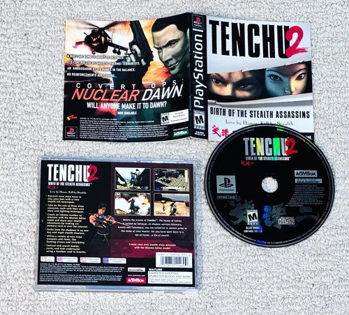 Tenchu 2 Birth of the Stealth Assassins - Complete (PlayStation 1, PS1) CIB