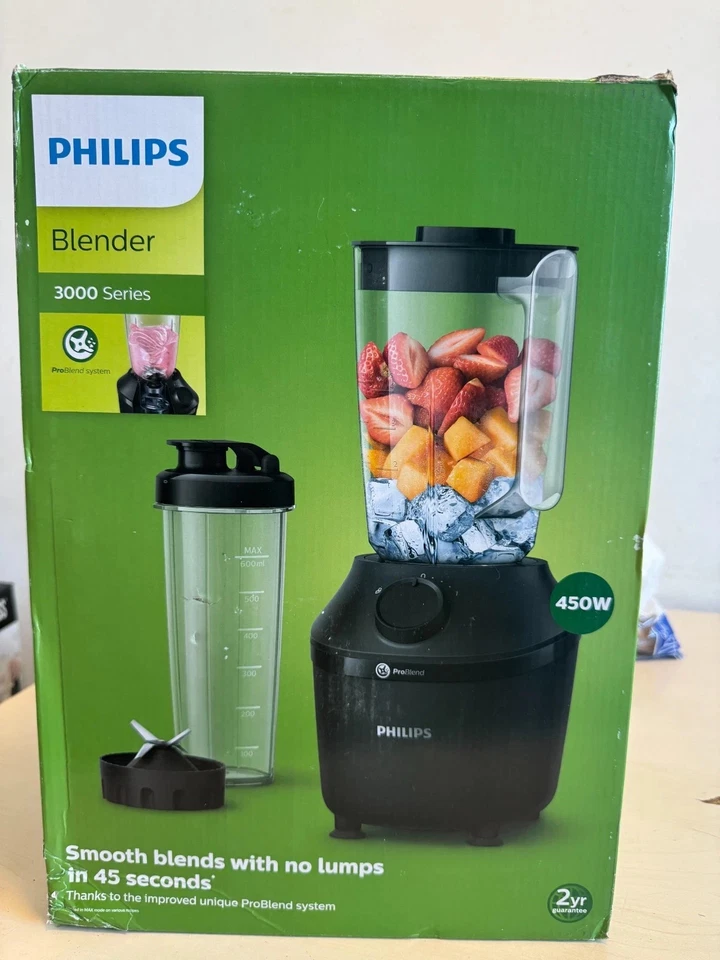 Philips Standmixer Blender 450W ProBlend-Technologie 1,9Liter HR2041 - Bild 3 von 4