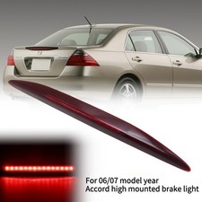 3Rd Third Brake Light for Honda Accord 2006 2007 LED High Mount Stop Light Brake