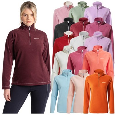 2026 Craghoppers Damen Miska VI Half Zip Micro Fleece leichter Pullover Oberteil