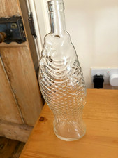 Cevin Vintage  Fish Shape Clear Wine Bottle 75cl