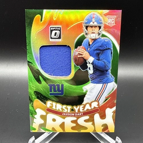 2025 Donruss Optic Jaxson Dart Neon Green (RAW)