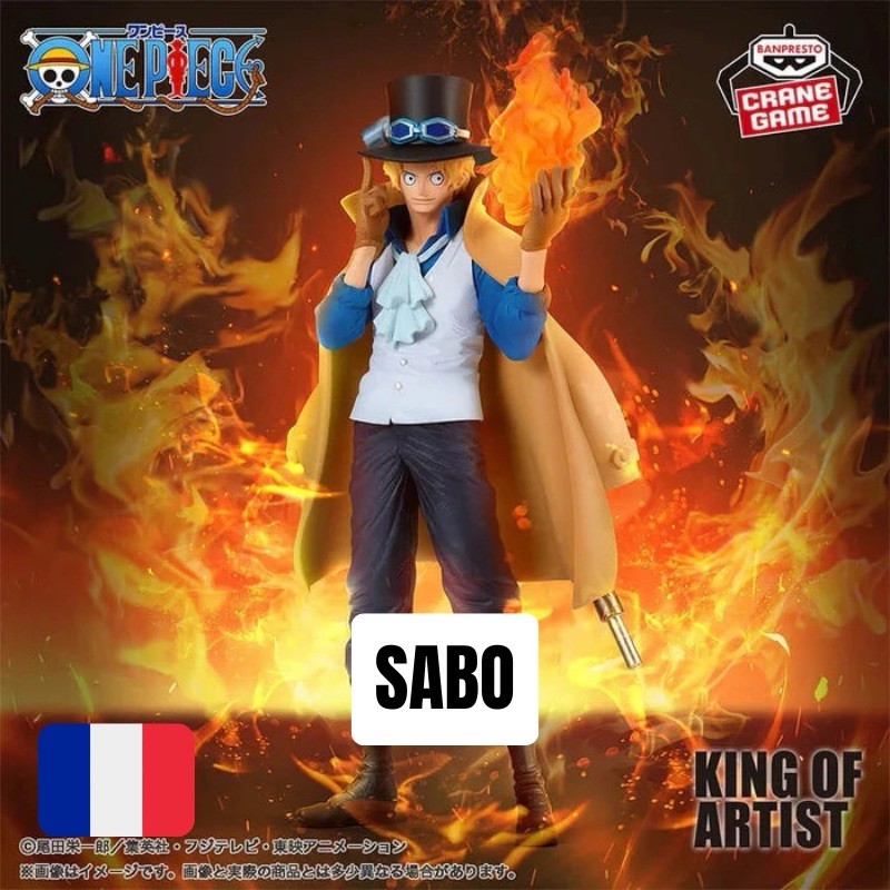 Figurine One Piece Sabo Banpresto King Of Artist manga de collection 24cm