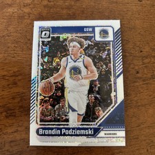 2024-25 Panini Donruss Optic #36 Brandin Podziemski White Sparkle Rewards SSP