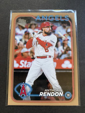 Anthony Rendon Topps 2024 Series 2 Gold #454 Los Angeles Angels Baseball