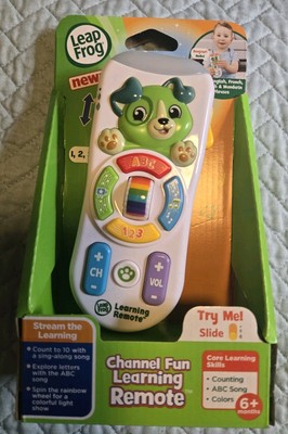 New Leap Frog Channel Fun Learning Remote 6 mos+ Lights Sounds Baby Toddler Toy