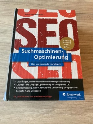 Suchmaschinenoptimierung   Das umfassende Handbuch | Rheinwerk, 10. Auflage