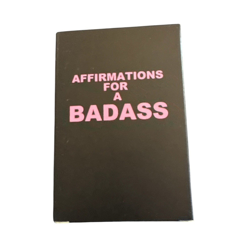 Affirmations for a Badass Affirmation Cards Deck Boxed Set Card Deck