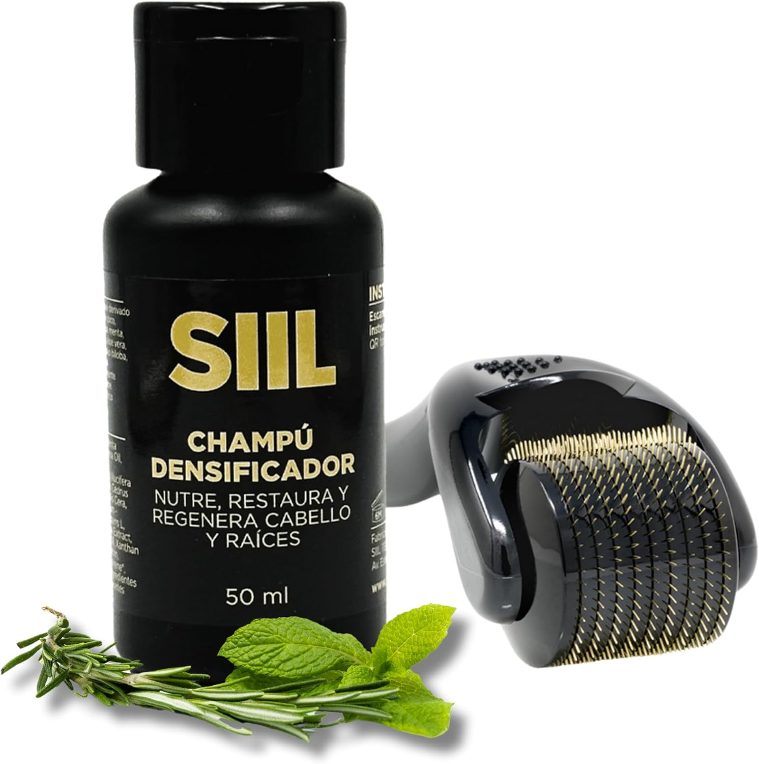 Dermaroller Capelli 1.5mm e Shampoo | Il Segreto per Capelli Forti