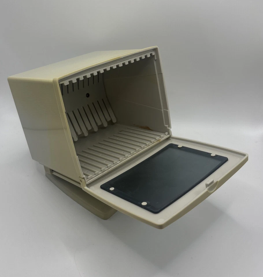 Telesys # Diskettenbox Aufbewahrungsbox 3,5" Monitor Bildschirm # 80er Vintage - Bild 2 von 4