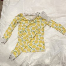 Little Sleepies 18-24M 2pc Pajama Set Long Sleeve Lemon Fruit Viscose