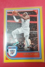 2022-23 Panini NBA Hoops - Luguentz Dort #202 Yellow OKC Thunder Card 