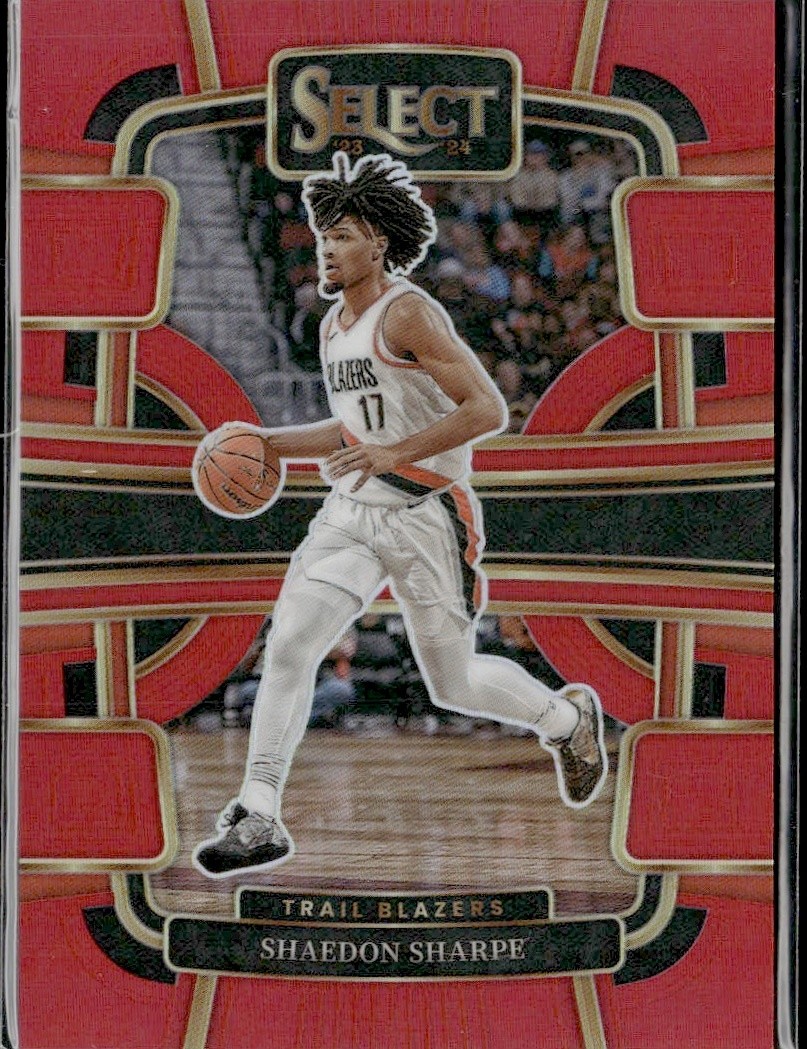 2023-24 Panini Select Shaedon Sharpe #15 Concourse /199 Trail Blazers