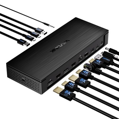DisplayLink Docking Station 2/3/4/5 Monitors HDMI DisplayPort for Window Mac